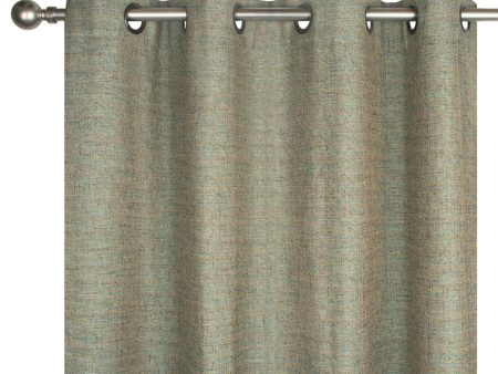 Grommet curtain panel - Scott - Green Online