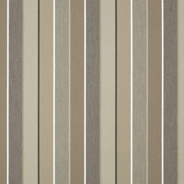 9 x 9 inch Home decor fabric Swatch - Sunbrella Furniture Stripe Milano 56079-0000 Char Cheap