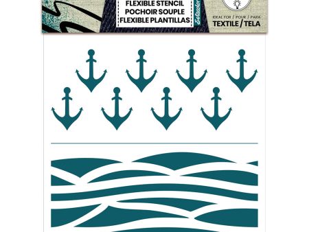 7A FLEXIBLE STENCIL 15X15 MARINE For Sale