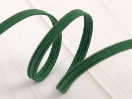 3mm braided elastic - FOREST GREEN Online Sale