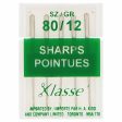 KLASSE´ Sharps Needles Carded - Size 80 12 - 5 count For Discount