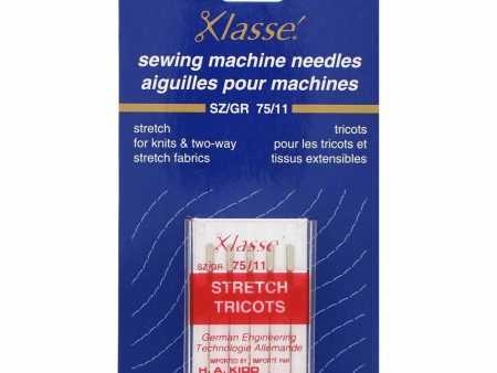 KLASSE´ Stretch Needles Carded - Sizes 1 - 75 11 1 - 60 8, 2 - 70 10, 2 - 80 12 Discount