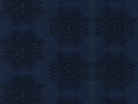 9 x 9 inch Home Decor fabric swatch - Crypton Continuous 308 Navy Online Hot Sale