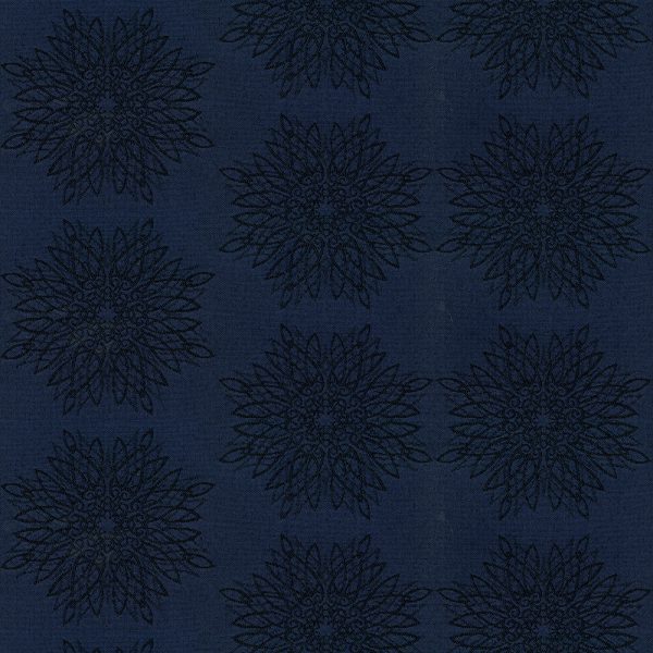 9 x 9 inch Home Decor fabric swatch - Crypton Continuous 308 Navy Online Hot Sale