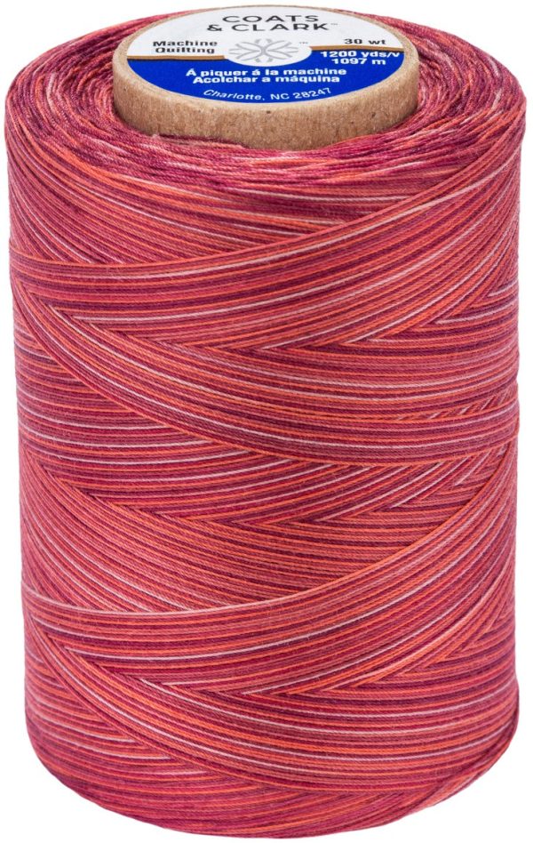 MULTICOLOUR-MACHINE QUILTING THREAD 1097M BOWL OF CHERRIES For Sale