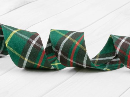 Tartan Single Fold Bias Tape - Newfoundland Discount