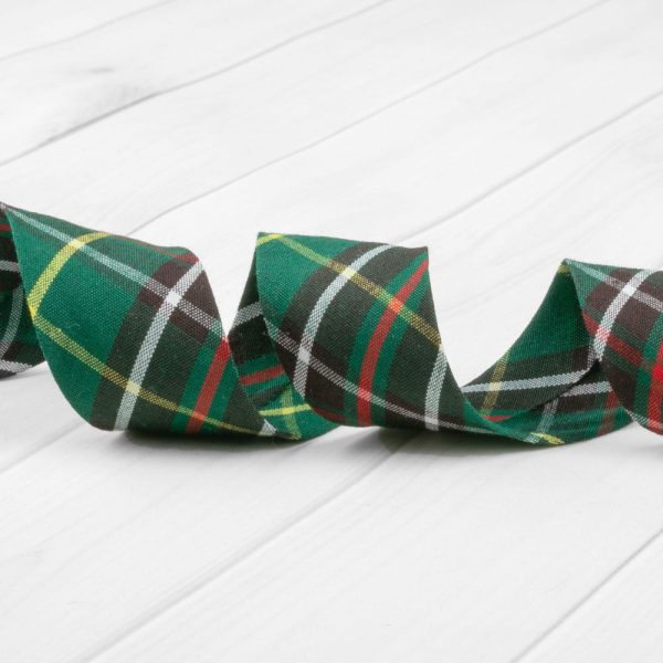 Tartan Single Fold Bias Tape - Newfoundland Discount