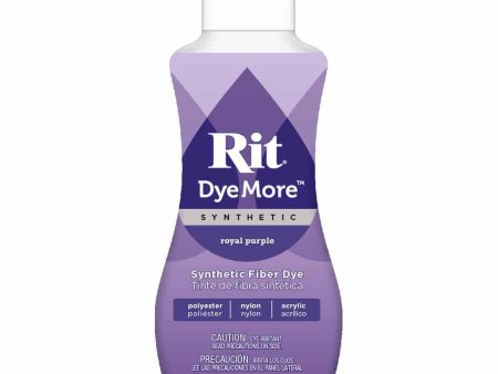 RIT DyeMore Liquid Dye for Synthetic Fibers - Royal Purple - 207 ml (7 oz) Hot on Sale