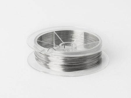 24 gauge-silver stainless steel wire 24yds Discount