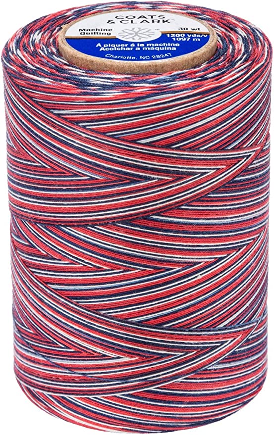 MULTICOLOUR-MACHINE QUILTING THREAD 1097M AMERICANA Supply