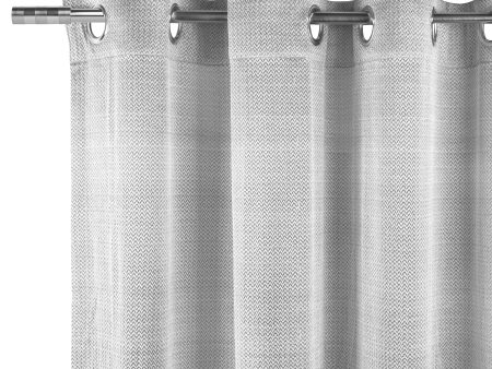 Grommet curtain panel - Vegas - Silver - 55 x 95   Sale