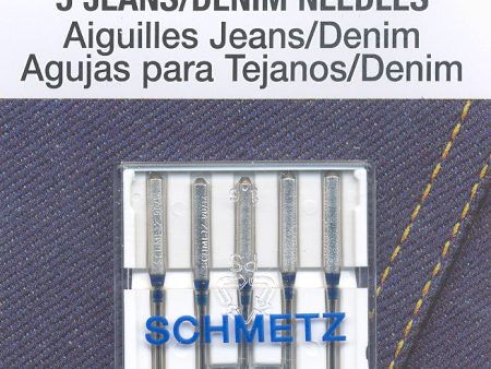 SCHMETZ for denim  needles - 90 14 carded 5 pieces Online