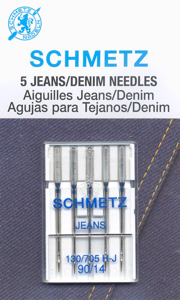 SCHMETZ for denim  needles - 90 14 carded 5 pieces Online