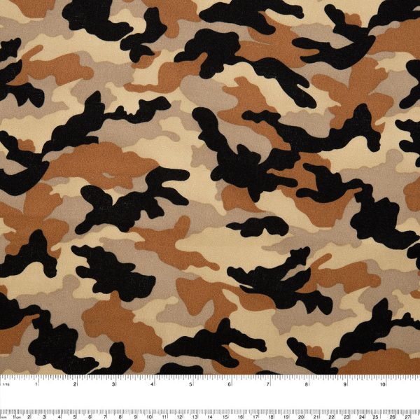 CLUB HOUSE Cotton print - Camouflage - Beige Hot on Sale