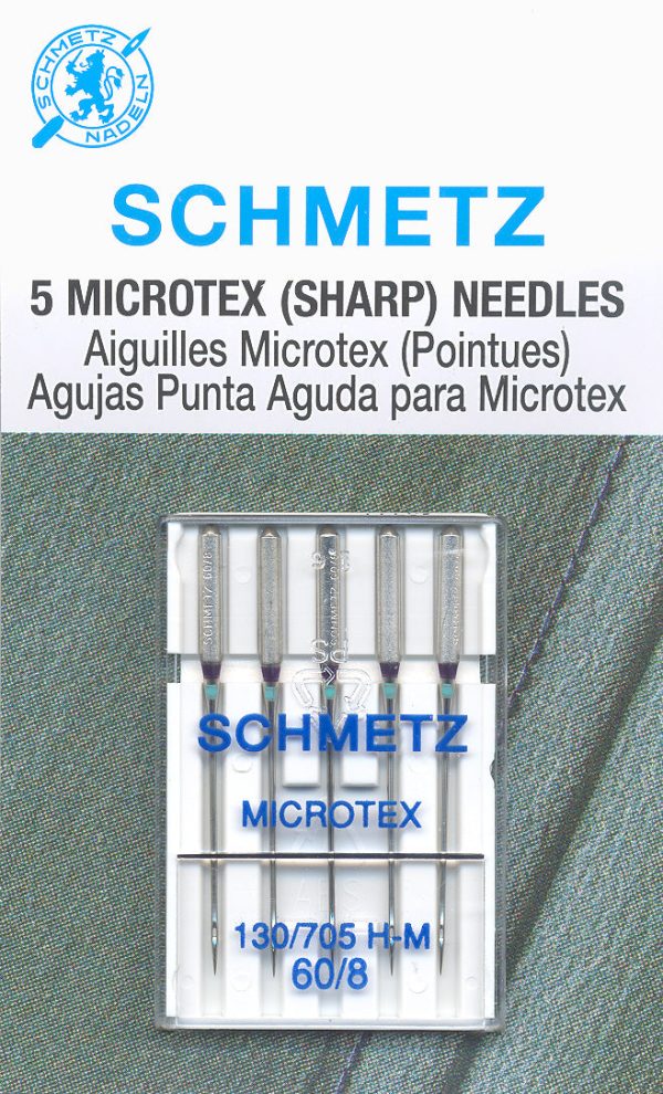 SCHMETZ microtex needles -  60 8 carded 5 pieces Online Sale