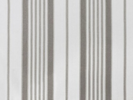 Home Decor Fabric - The Essentials - Stripe I Glasgow Grey Discount