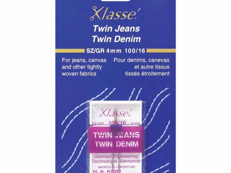 KLASSE´ Twin Needle Jeans Carded - Size 100 16 - 4mm Online