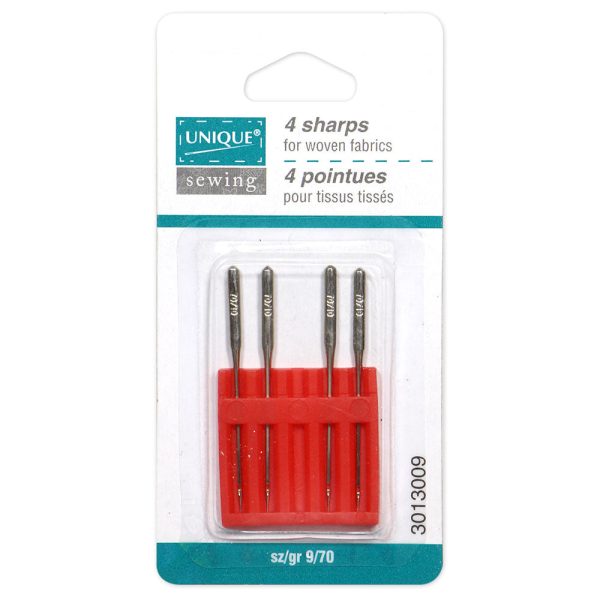 UNIQUE SEWING Sharps Needles - size 70 9 - 4 count Online