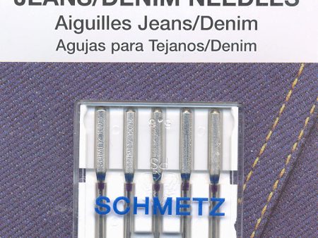 SCHMETZ for denim needles - 100 16 carded 5 pieces on Sale