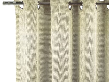 Grommet curtain panel - Vegas - Gold - 55 x 95   Online Hot Sale