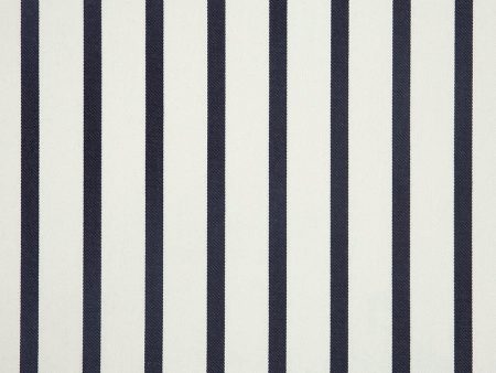 9 x 9 inch Home decor fabric Swatch - Sunbrella Furniture Lido 57004-0000 Indigo (Stripe) For Cheap