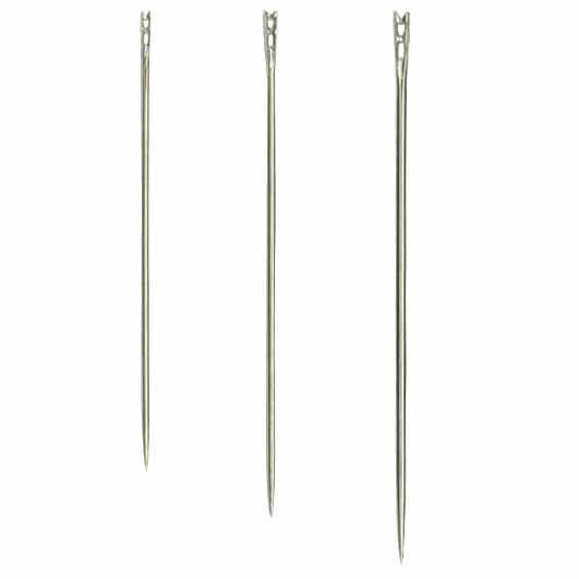 UNIQUE SEWING Self Threading Needles - sizes 4 8 - 12pcs on Sale