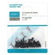 UNIQUE SEWING Hooks & Eyes Black - size 2 - 14 sets For Cheap