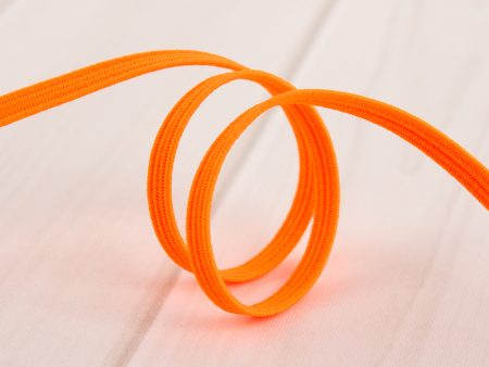 3mm braided elastic - NEON ORANGE For Sale