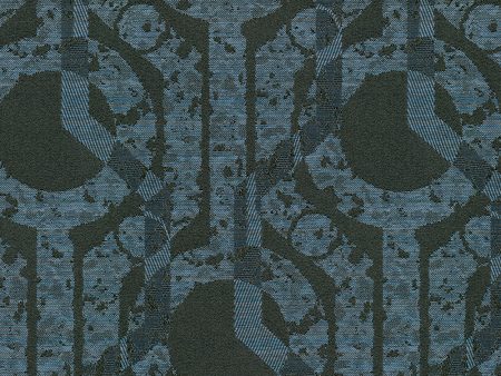 9 x 9 inch Home Decor fabric swatch - Crypton Centerstage 37 Blue Moon Online Hot Sale