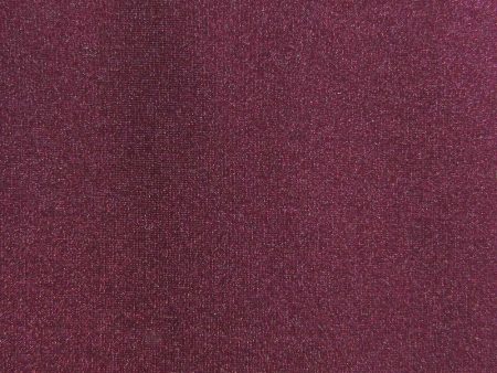 6 x 6 Fashion Fabric Swatch - Stretch Velvet 4-Way - Burgundy Fashion