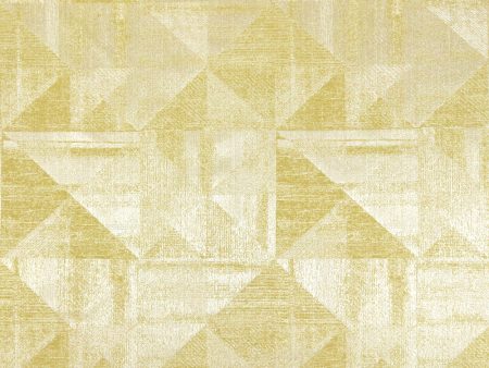 9 x 9 inch Home Decor Fabric Swatch - Home Decor Fabric - Glamour - Celest geo - Gold Online now