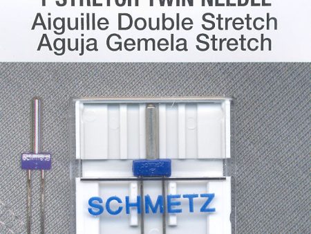 SCHMETZ stretch twin needles -  75 11 - 4.0mm carded 1 piece Online Sale