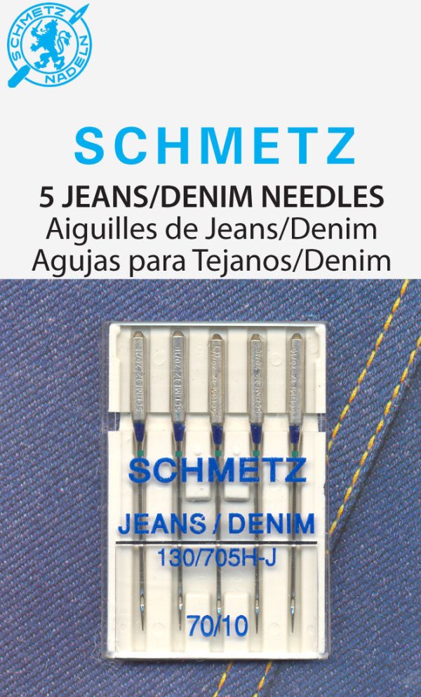 SCHMETZ for denim needles - 70 10 carded 5 pieces Online now