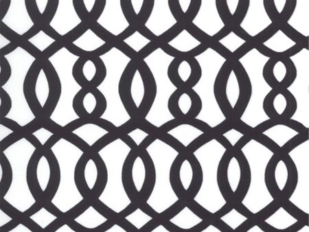 12 x 12 inch Swatch - Home Decor Fabric - Signature Maddy 1023 - black, white Sale