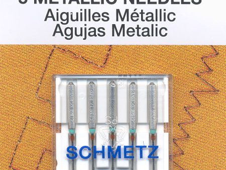 SCHMETZ metallic needles - 80 12 carded 5 pieces Cheap