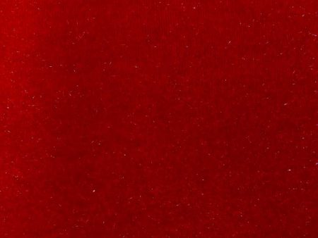 6 x 6 Fashion Fabric Swatch - Stretch Velvet 4-Way - Red Discount