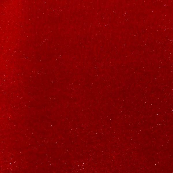 6 x 6 Fashion Fabric Swatch - Stretch Velvet 4-Way - Red Discount