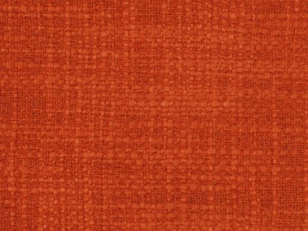 9 x 9 inch Home Decor Fabric Swatch - Home Decor Fabric - The Essentials - Bouclé luxor - Orange Online now