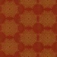 9 x 9 inch Home Decor fabric swatch - Crypton Continuous 44 Pumpkin Fashion