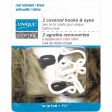 UNIQUE SEWING Hooks & Eyes White - 4.0cm - 2 sets Online Hot Sale