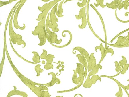 12 x 12 inch Swatch - Home Decor Fabric - Signature Miyuki 140 - green, white Sale