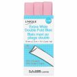 UNIQUE - Extra Wide Double Fold Bias Tape - 15mm x 2.75m - Light Pink For Cheap