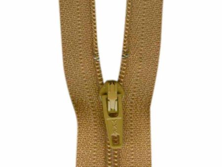 COSTUMAKERS General Purpose Closed End Zipper 20cm (8″) - Golden Brown - 1700 Fashion