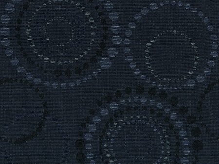 9 x 9 inch Home Decor fabric swatch - Crypton History 308 Navy Fashion