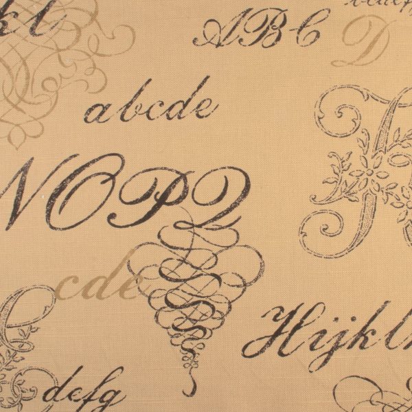 9 x 9 inch Fabric Swatch - Home Decor Fabric - P.Kaufmann - Monogram - Paper Bag Sale