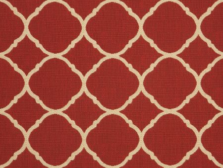 9 x 9 inch Home decor fabric Swatch - Sunbrella Furniture Accord II 45936-0000 Crimson Fashion