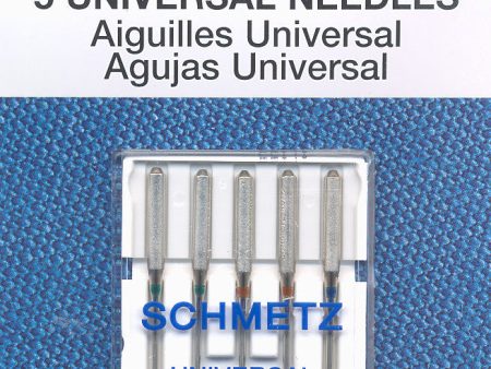 SCHMETZ universal needles - assorted 70-90 carded 5 pieces Online now