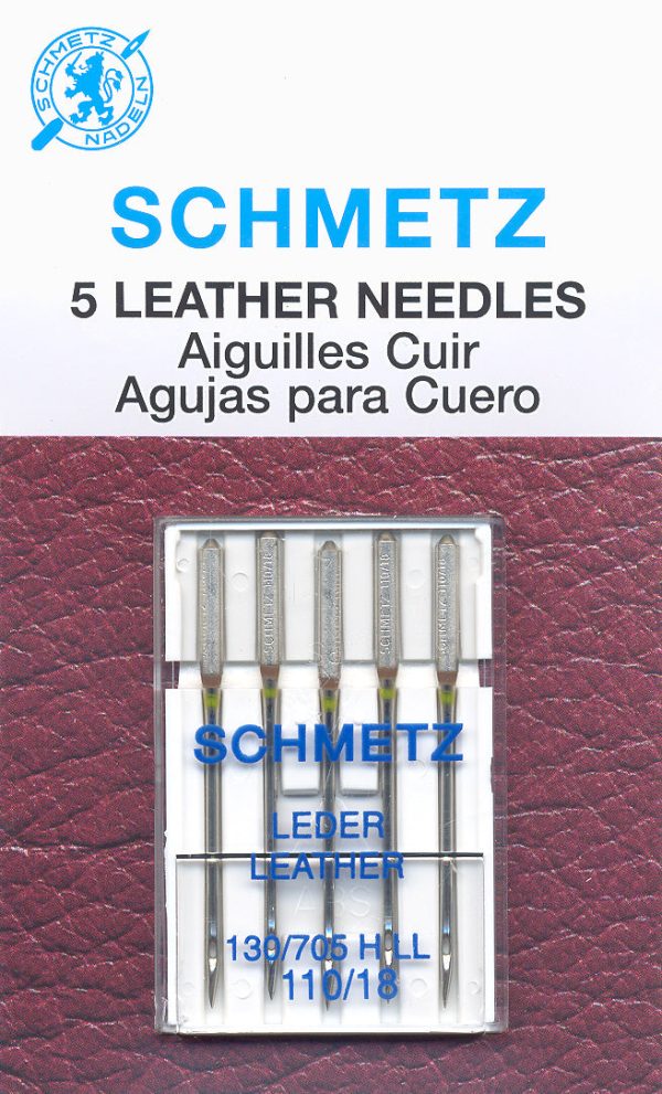 SCHMETZ leather needles - 110 18 carded 5 pieces Fashion