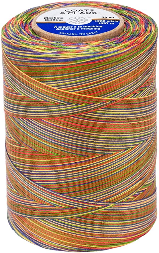 MULTICOLOUR-MACHINE QUILTING THREAD 1097M MEXICANA For Sale