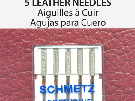 SCHMETZ leather needles - assorted carded 5 pieces on Sale